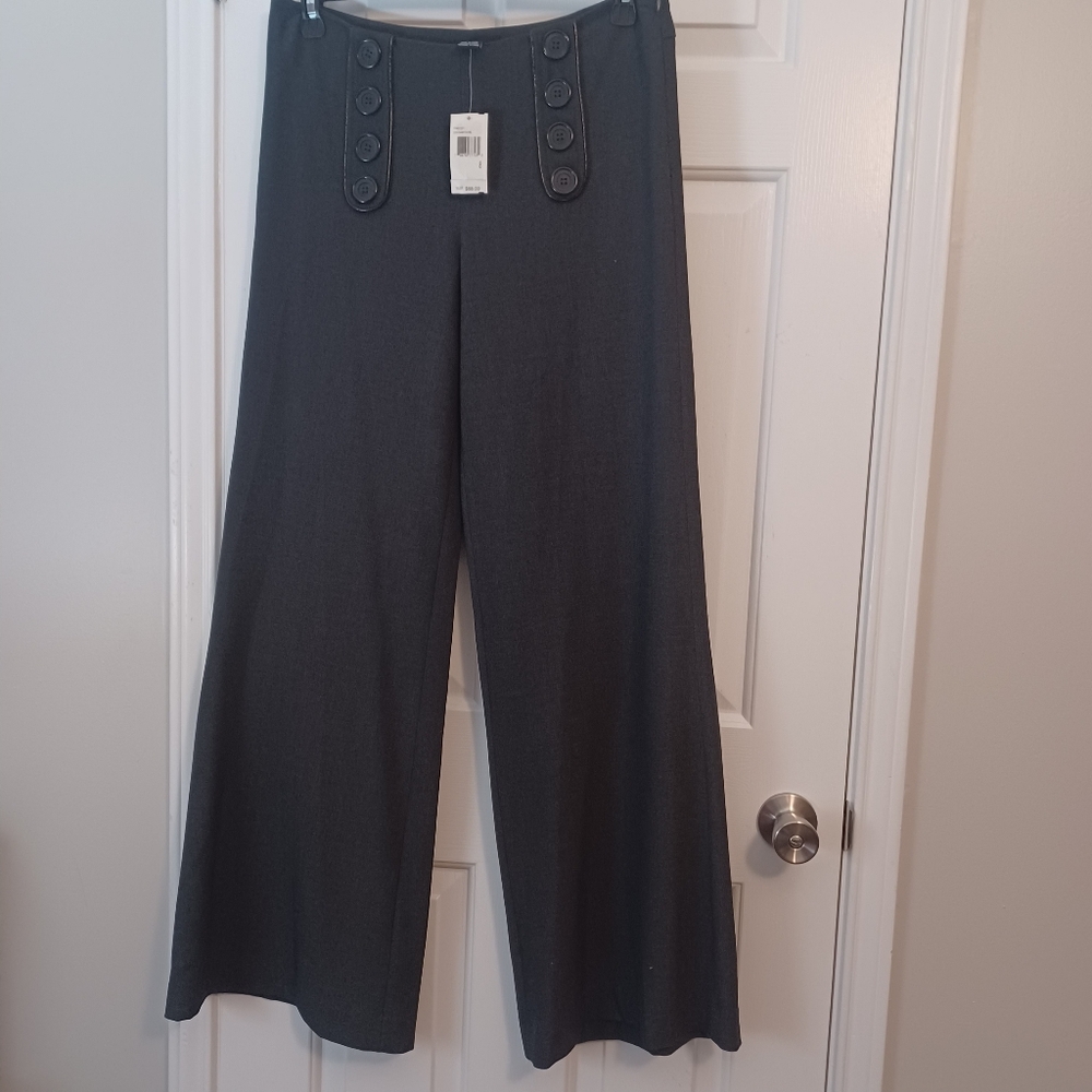 Kensie Wide Leg Trouser Pants NEW Sz 8